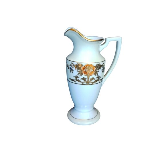 Handcrafted Noritake Berry Creamer Gold Trim Decorative Design Vintage - Picture 1 of 11